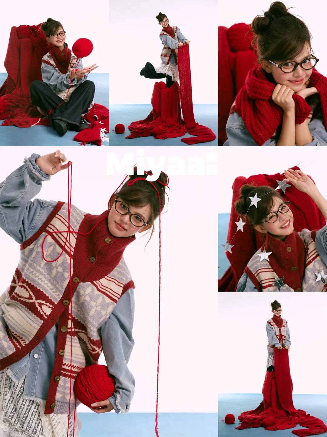 今年秋冬圣诞照怎么拍｜看这16组就够啦～