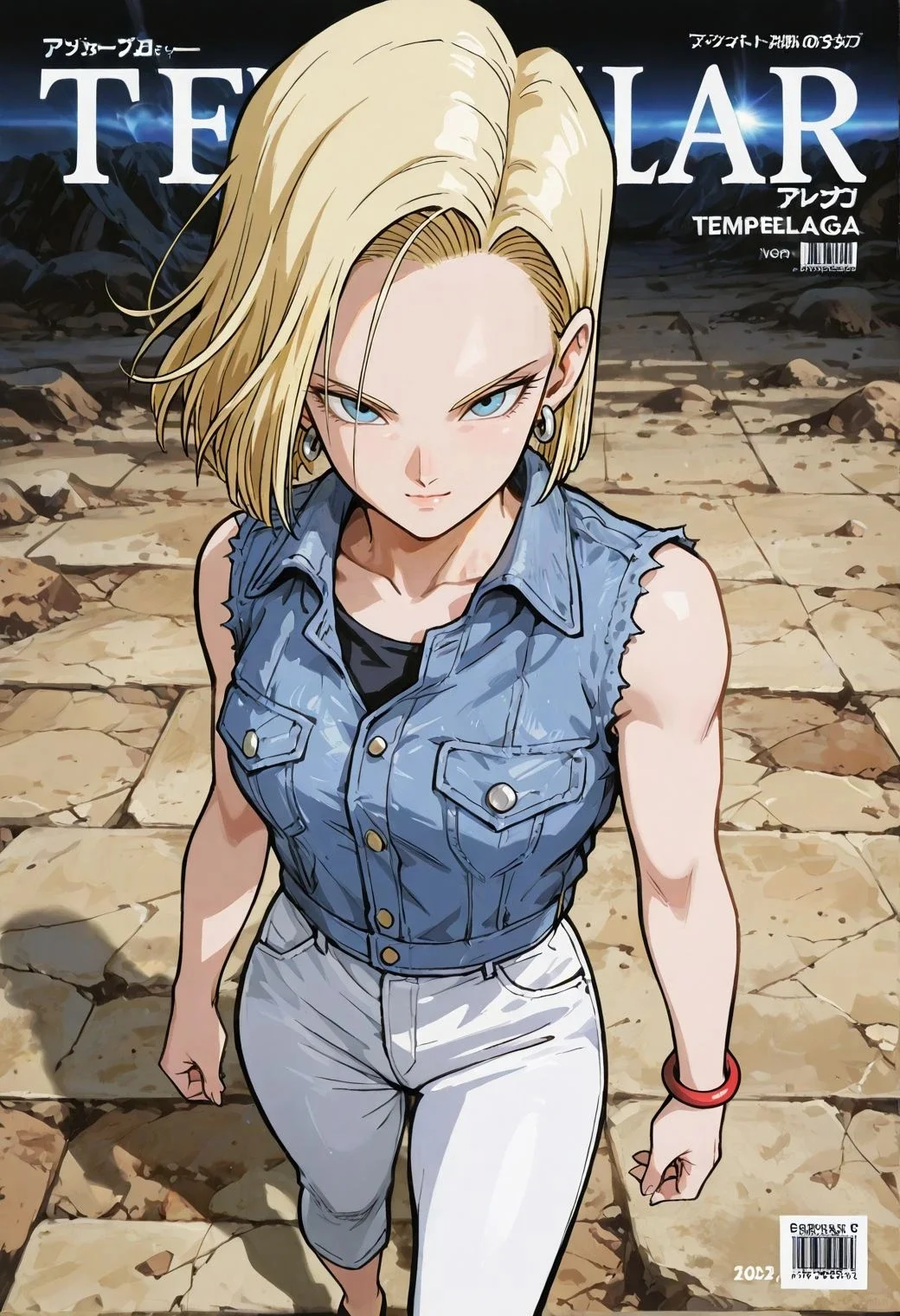 龙珠，龙珠：18号登时尚杂志封面！牛仔黑丝