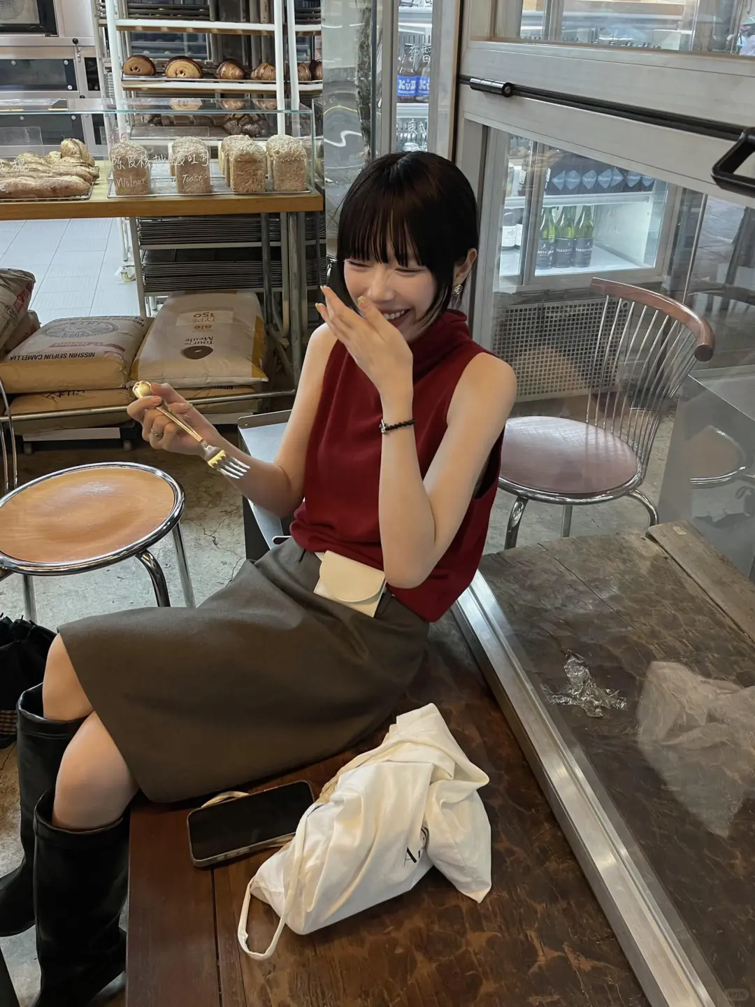 时髦精的“红色尤物”，好瘦、好显白 !