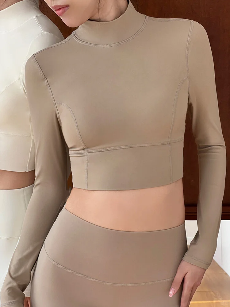 极简裸色系瑜伽服