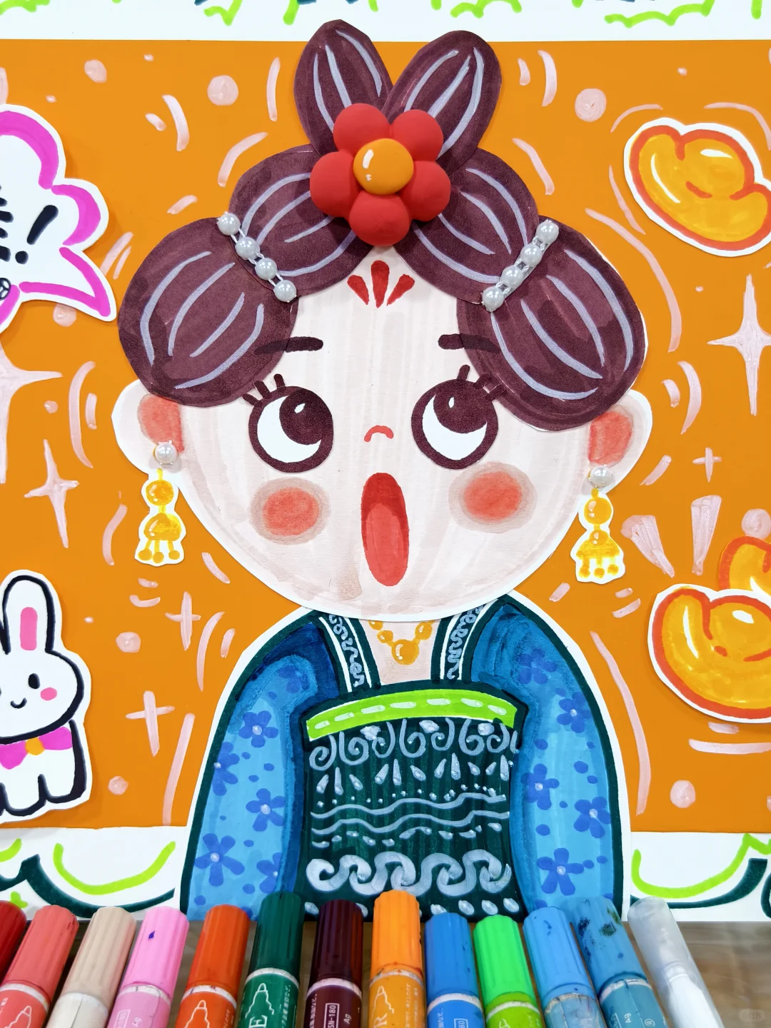 咱们也来画画《唐朝小仕女》吧🎨