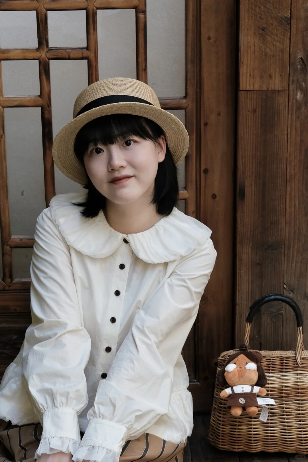 155日系小个子｜🍁秋日棕色系氛围感穿搭～