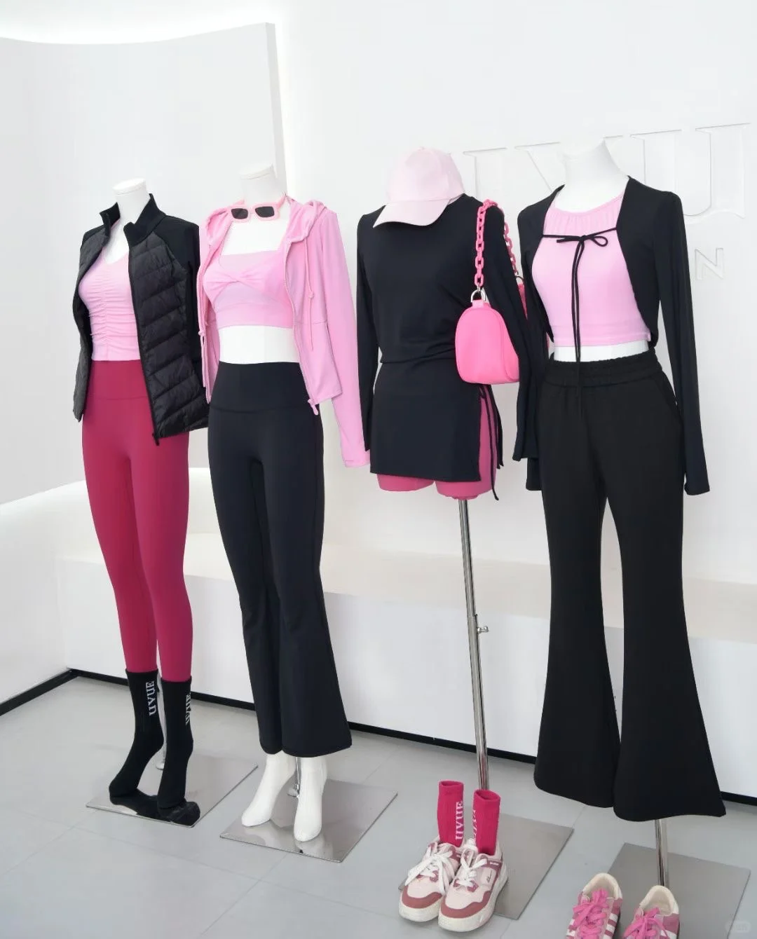 甜辣瑜伽服穿搭～