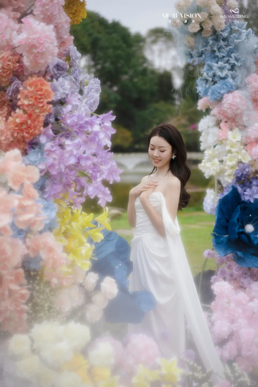 当婚礼布置遇上她，好美啊～～～