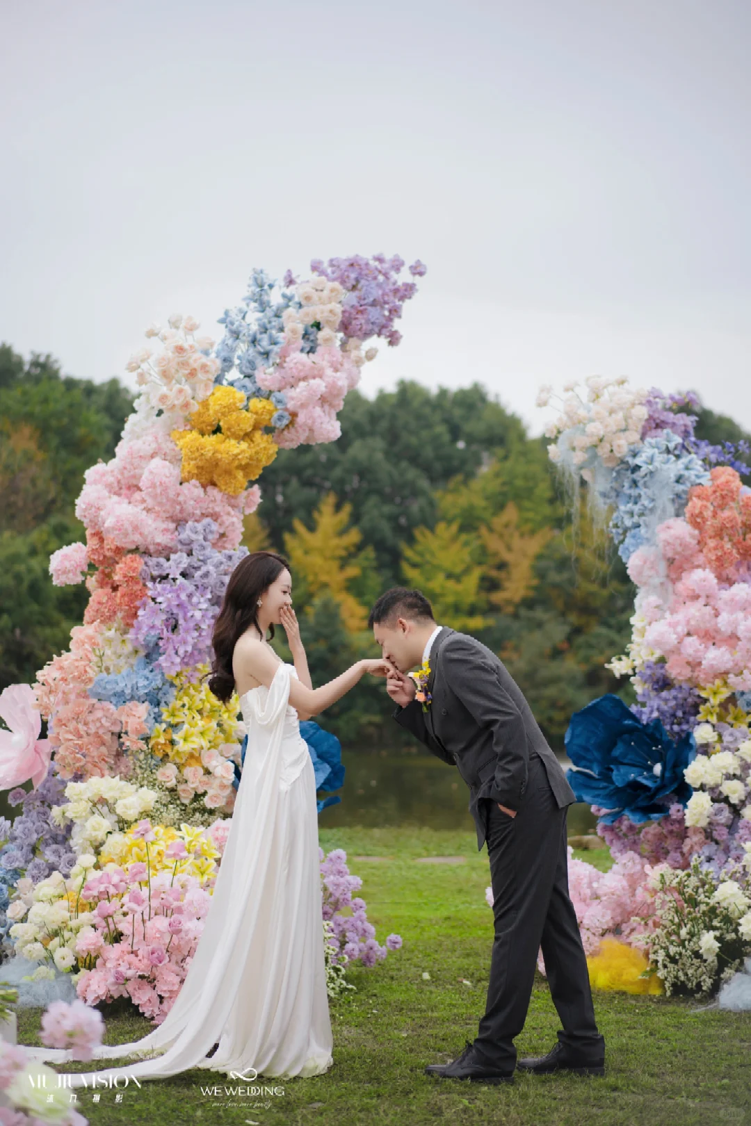当婚礼布置遇上她，好美啊～～～