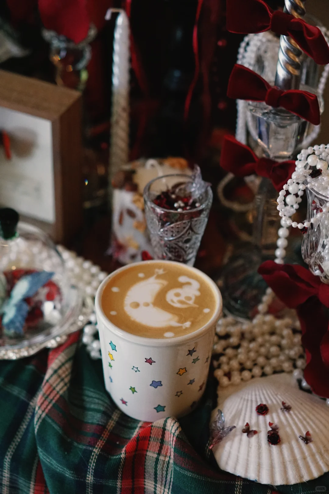 在圣诞节前拉一百个雪人拉花☃️