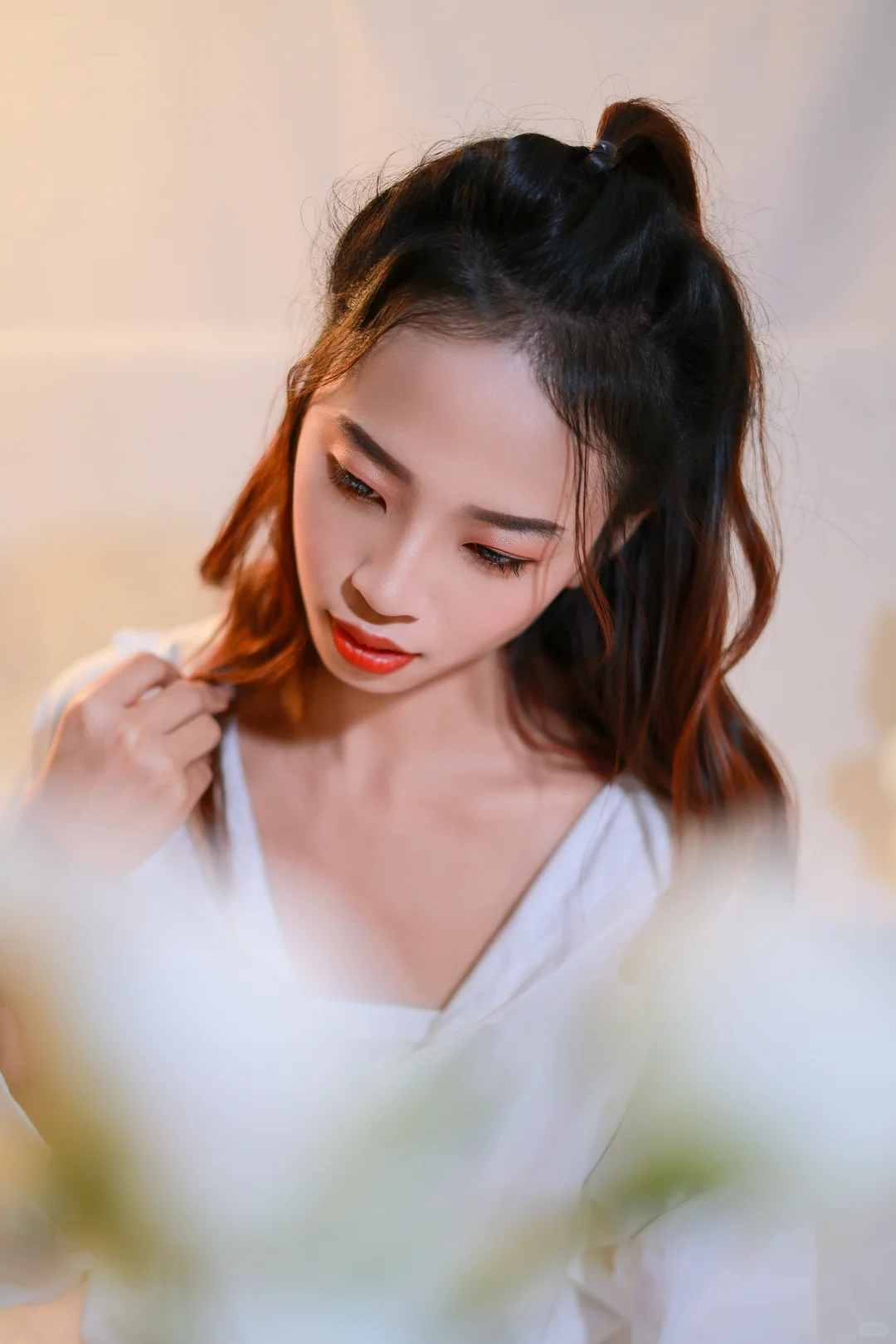 慵懒午后，纯欲风写真