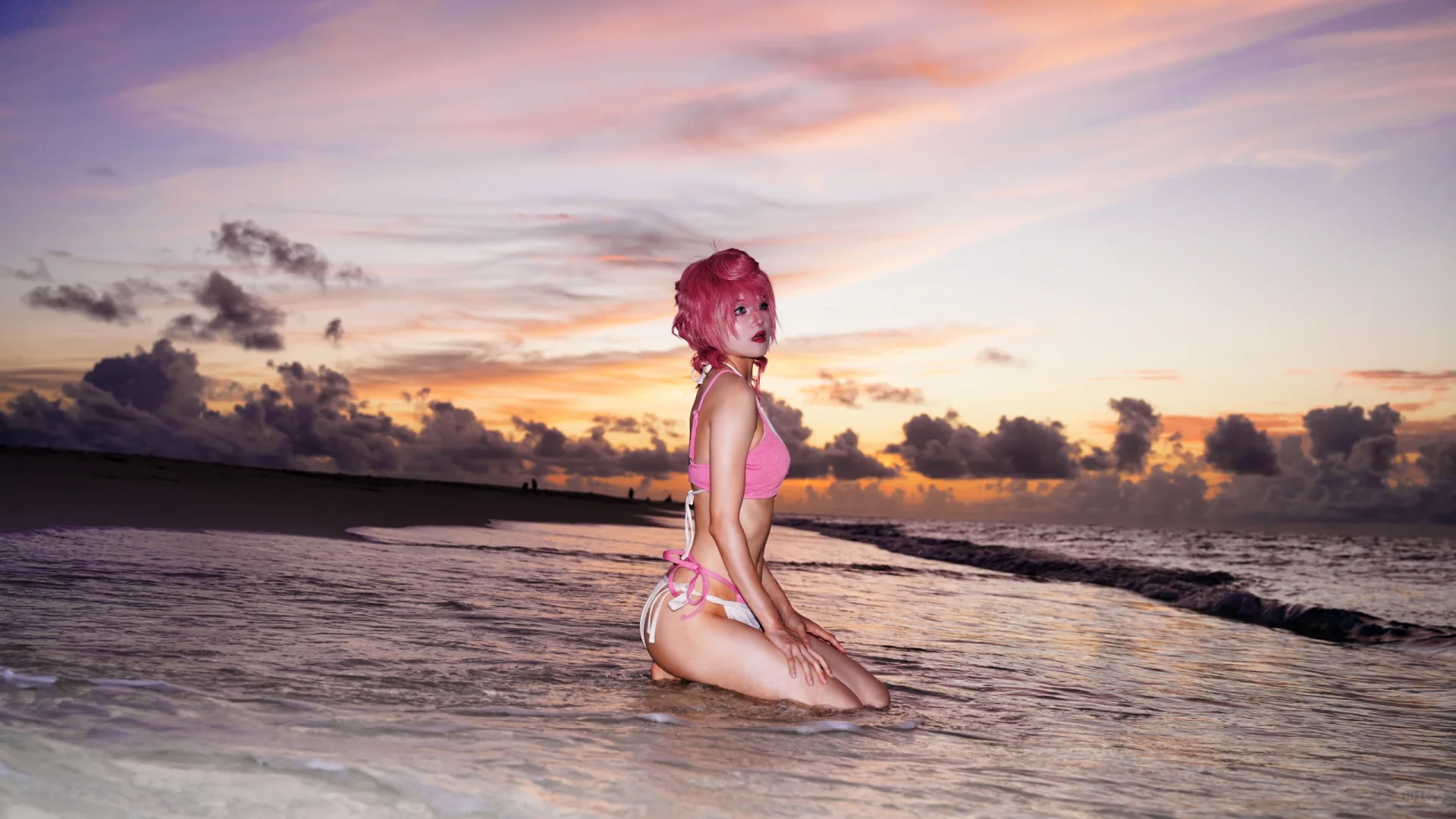 海岛度假的休妹🏖