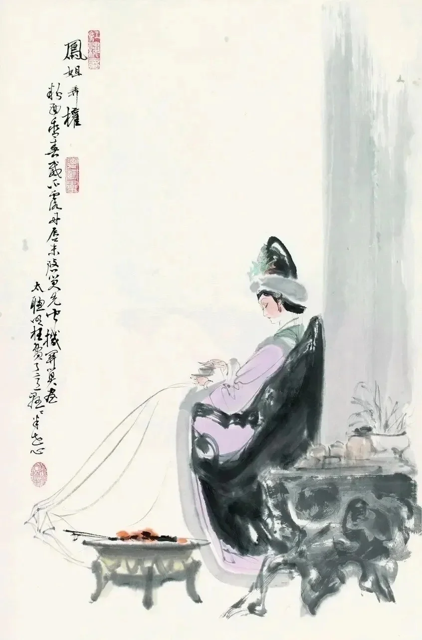 曼妙身段！不点睛的仕女图，何以如此销魂？