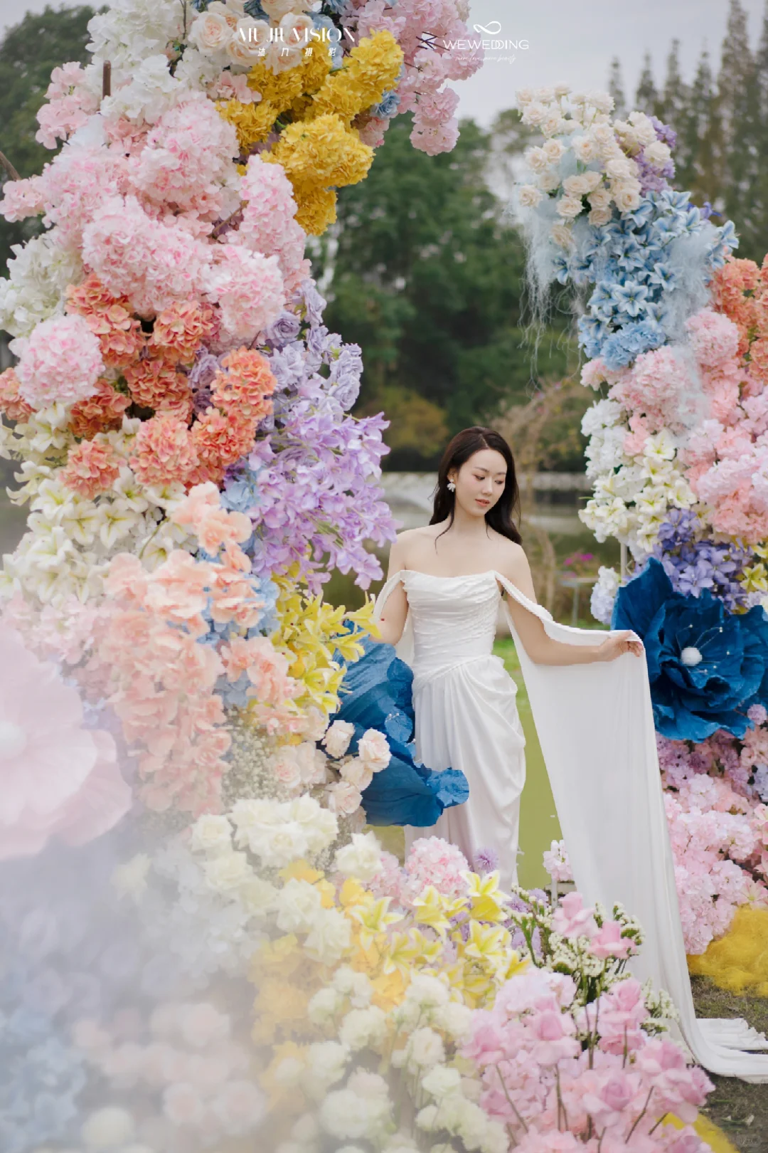 当婚礼布置遇上她，好美啊～～～