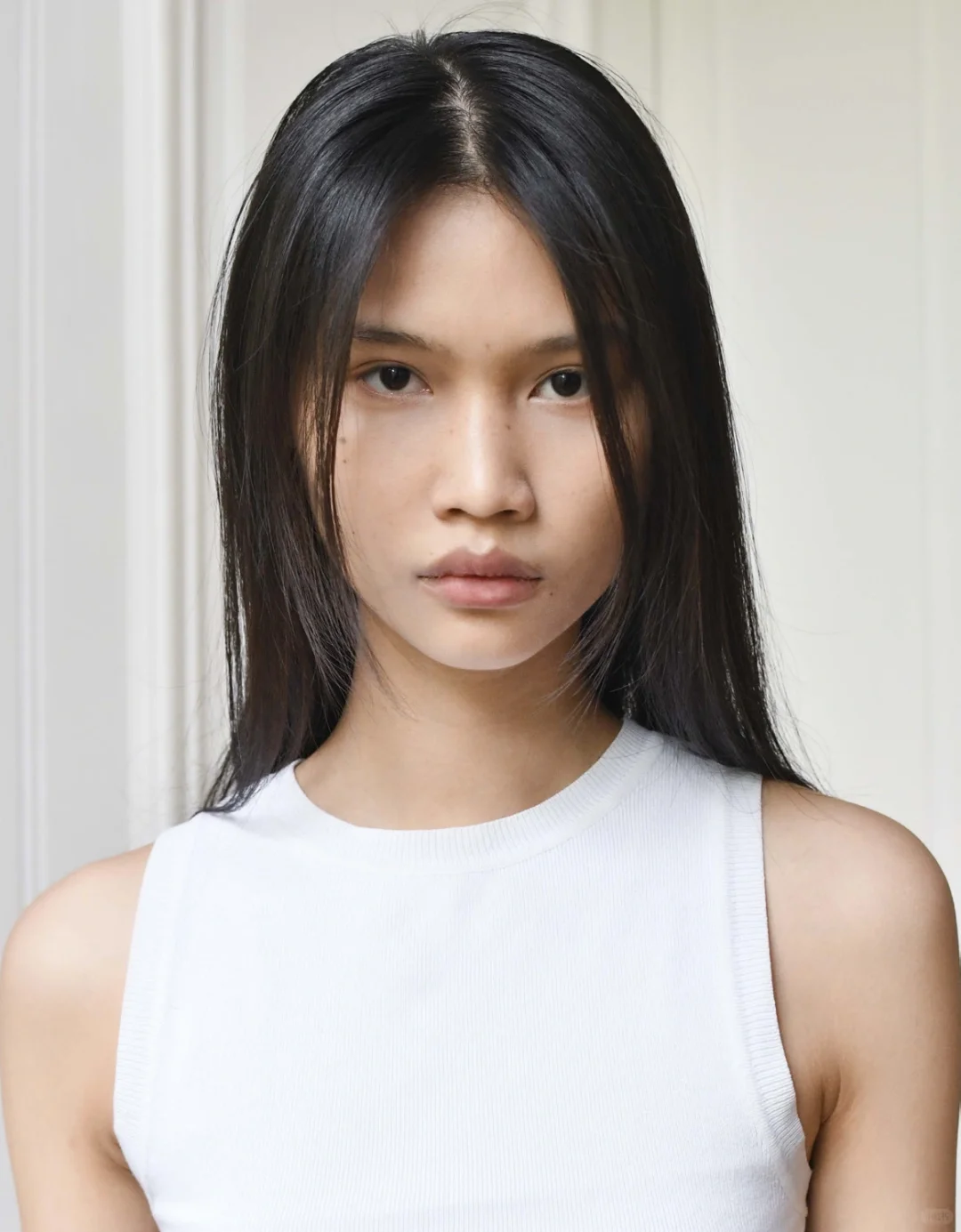 模特素颜照范本来了！