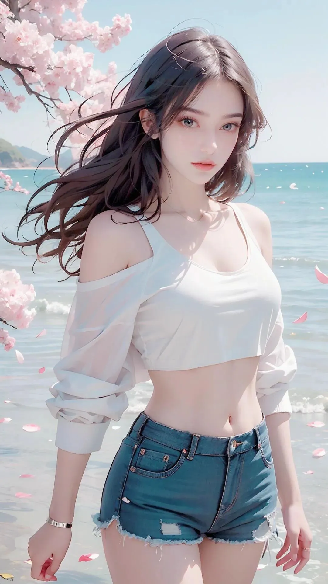 性感美女重在白净