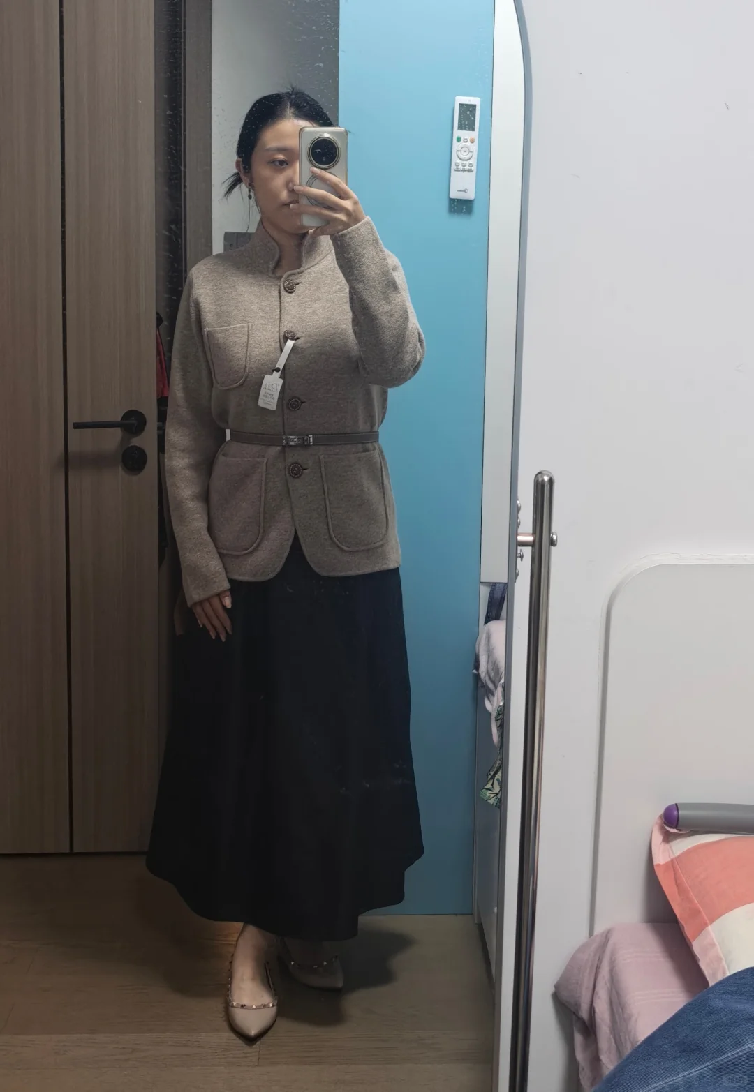 我是霖儿最新测评之老钱风羊毛外套