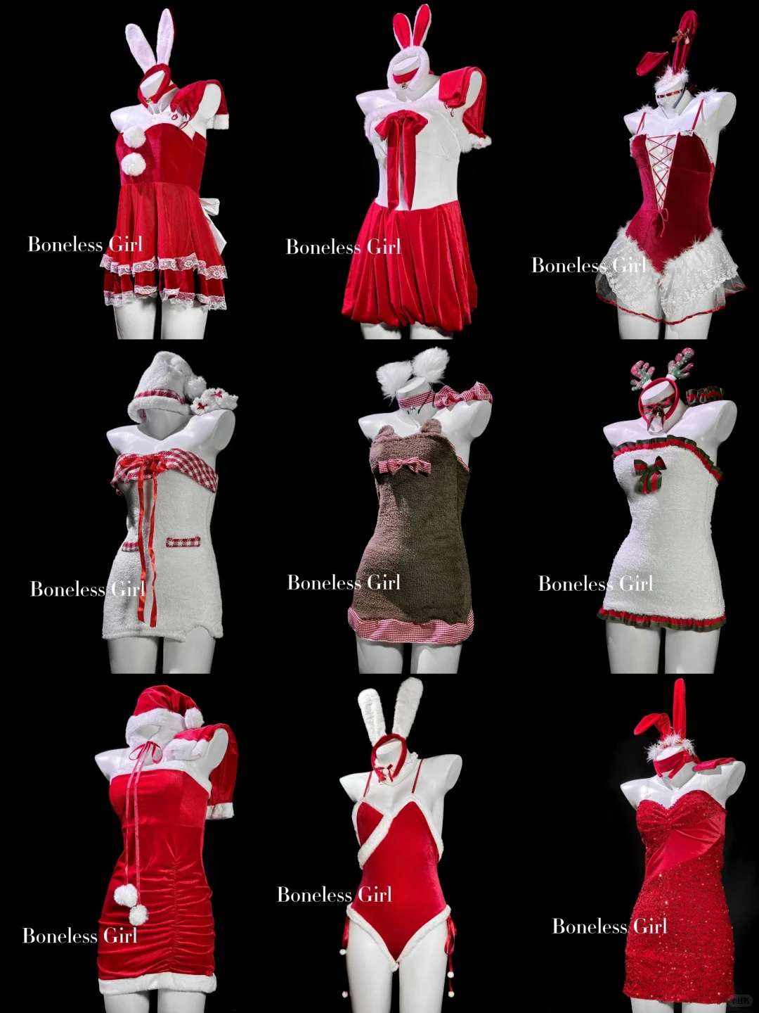 可可爱爱圣诞兔女郎～～～