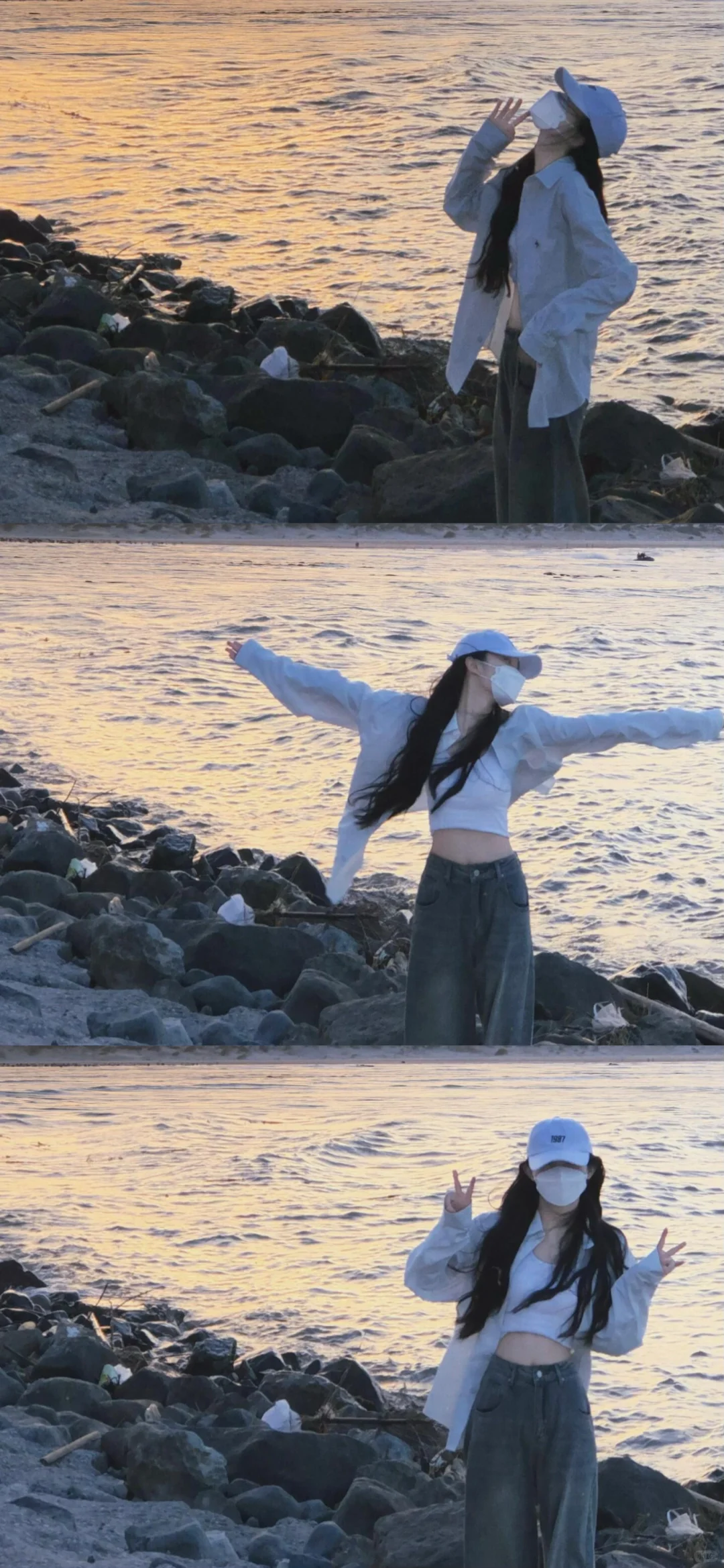 在威海海边拍出了人生照片！！（姿势已疯）📷