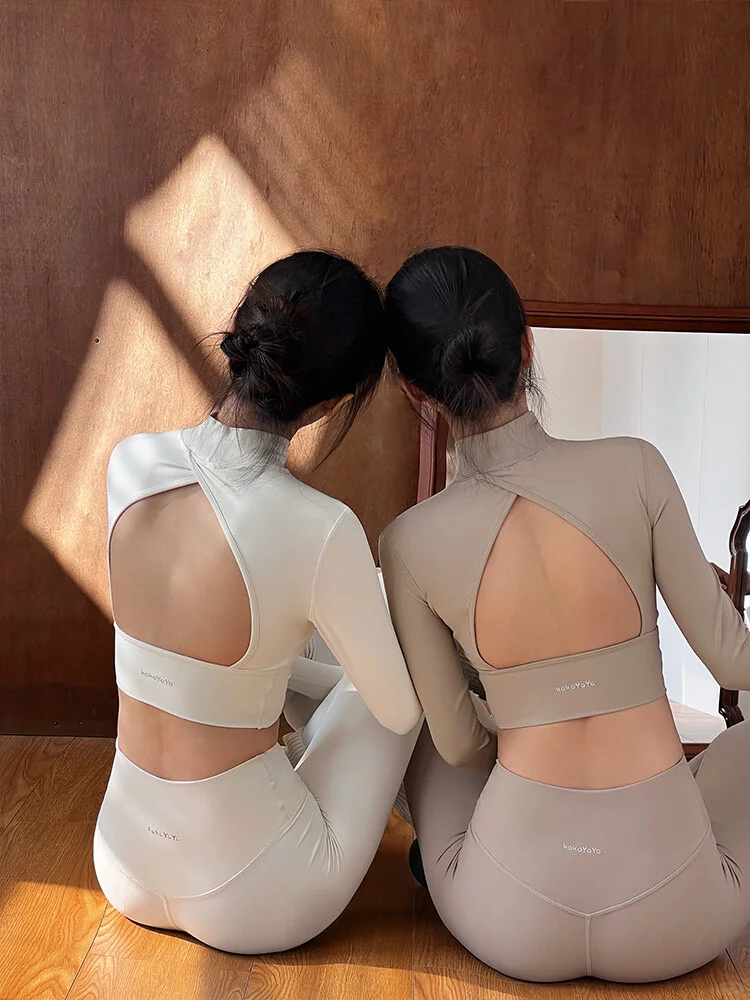 极简裸色系瑜伽服