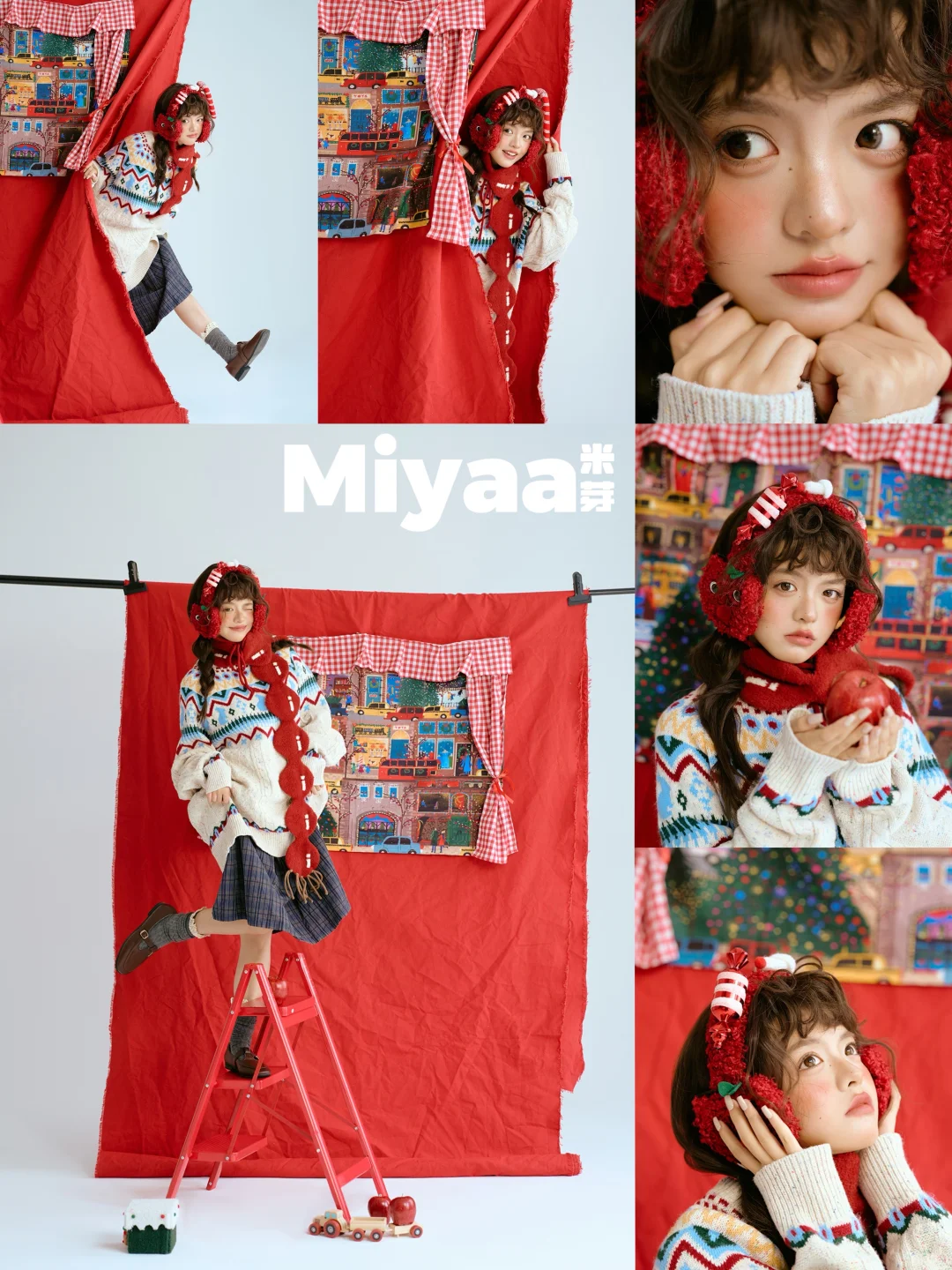 今年秋冬圣诞照怎么拍｜看这16组就够啦～