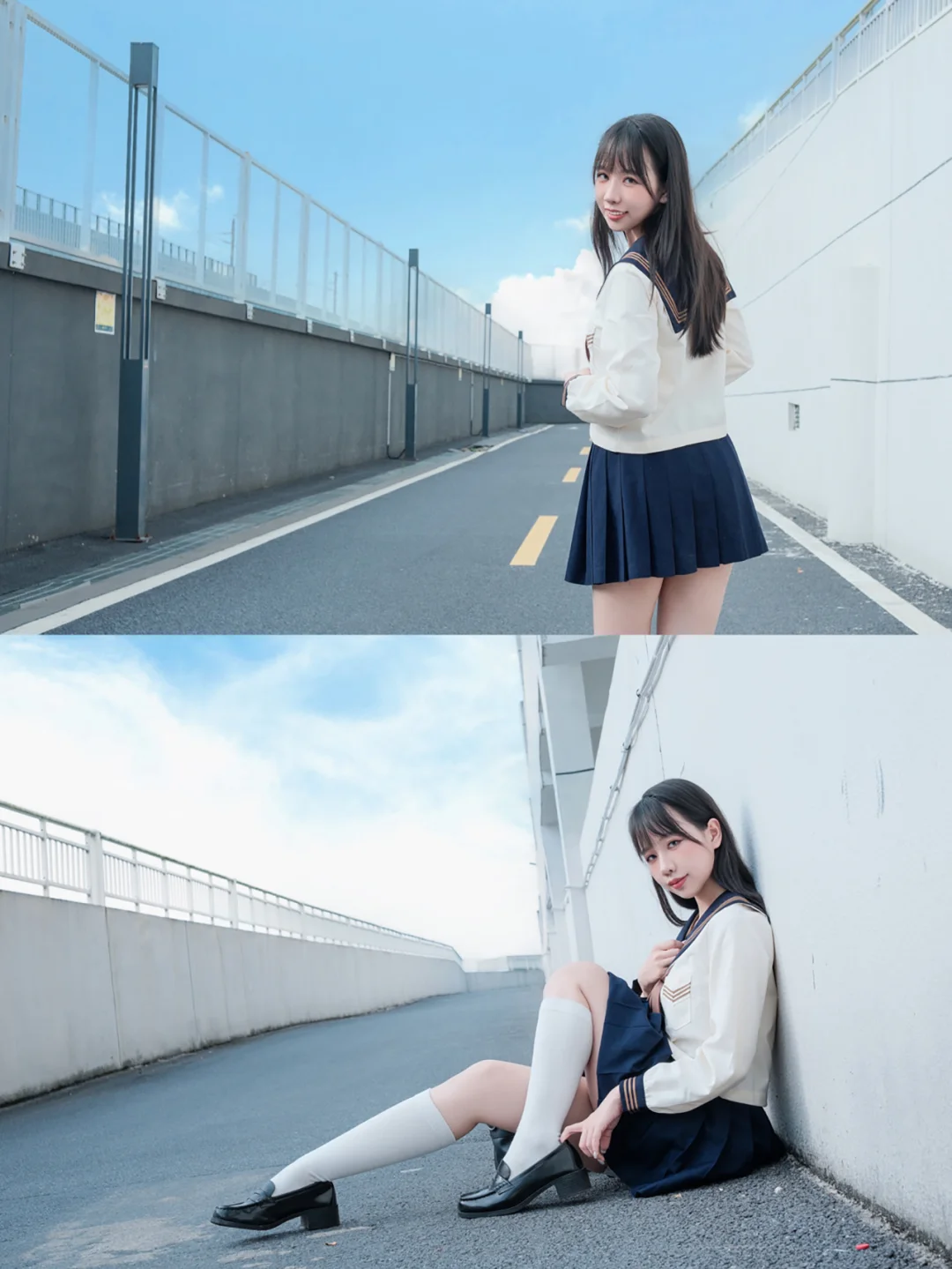 蓝天白云和美丽的我