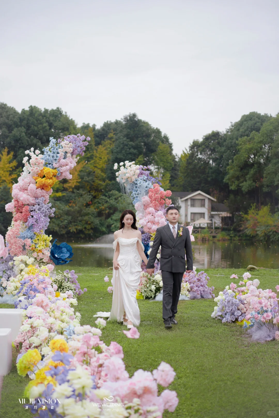当婚礼布置遇上她，好美啊～～～