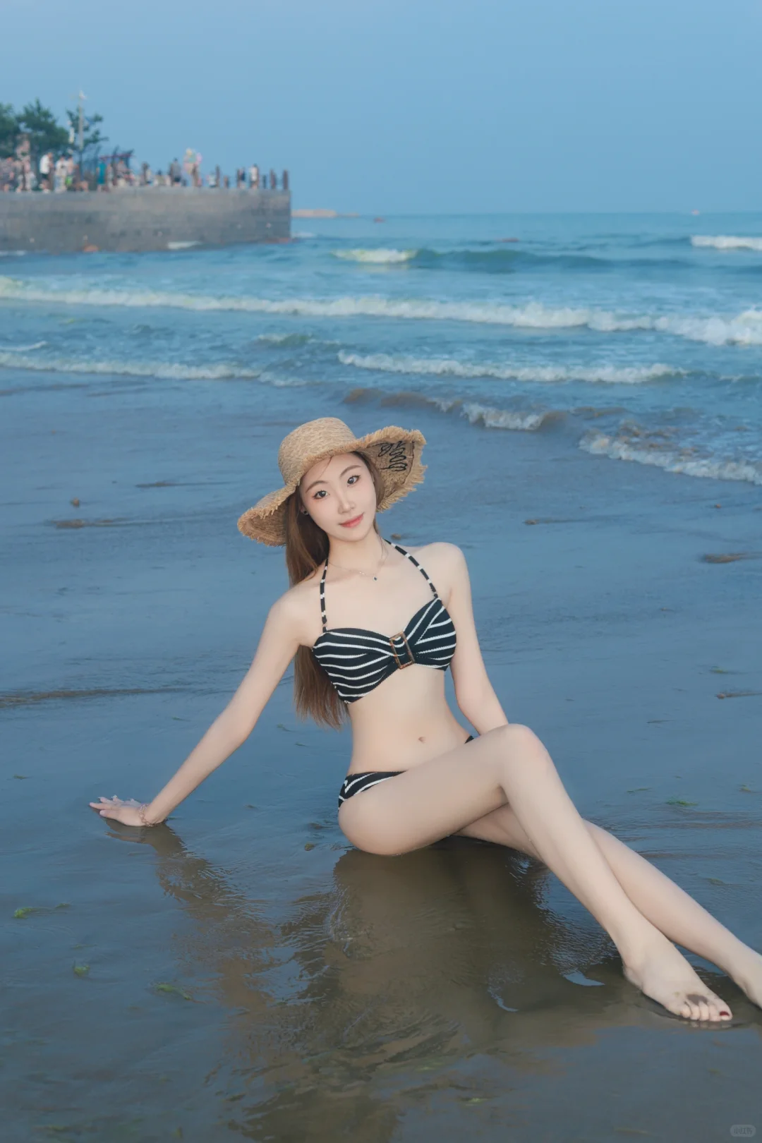 🌊 夏日海边写真，捕捉每一刻的浪漫！