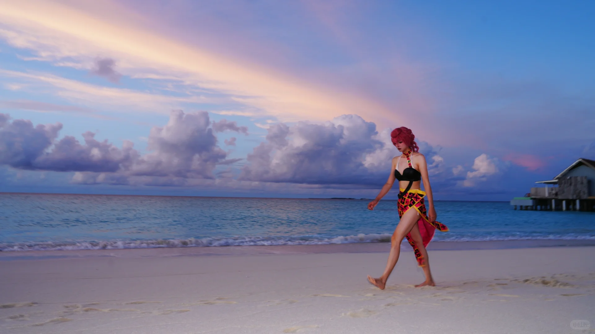 海岛度假的休妹🏖