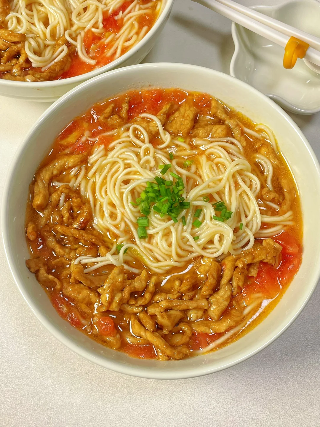 和四岁儿子的晚饭