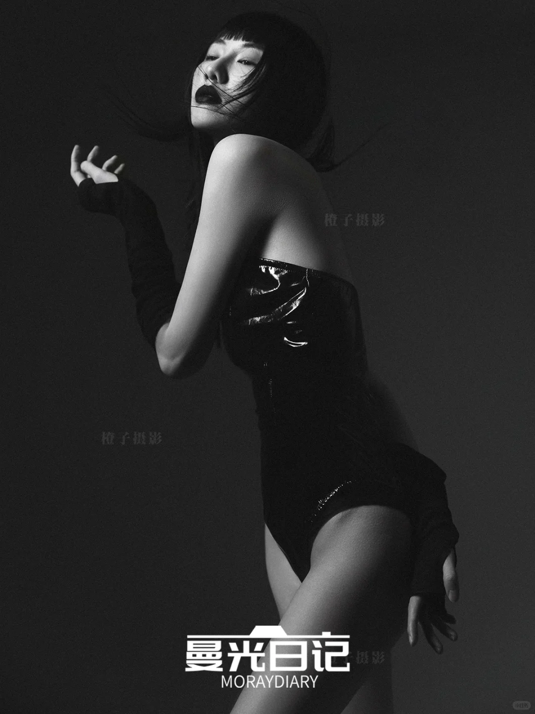 冷冽性感黑白质感肖像|北京写真