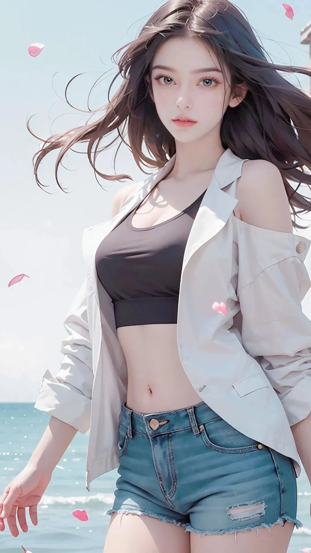 性感美女重在白净