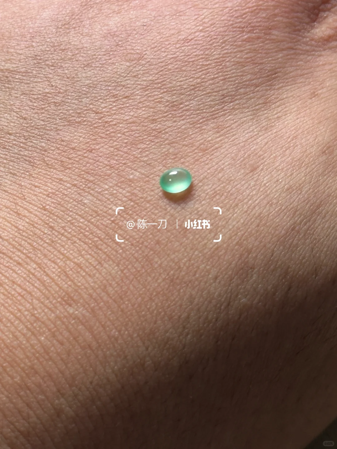木那绿高冰小蛋面💚 小而惊艳的翡翠尤物