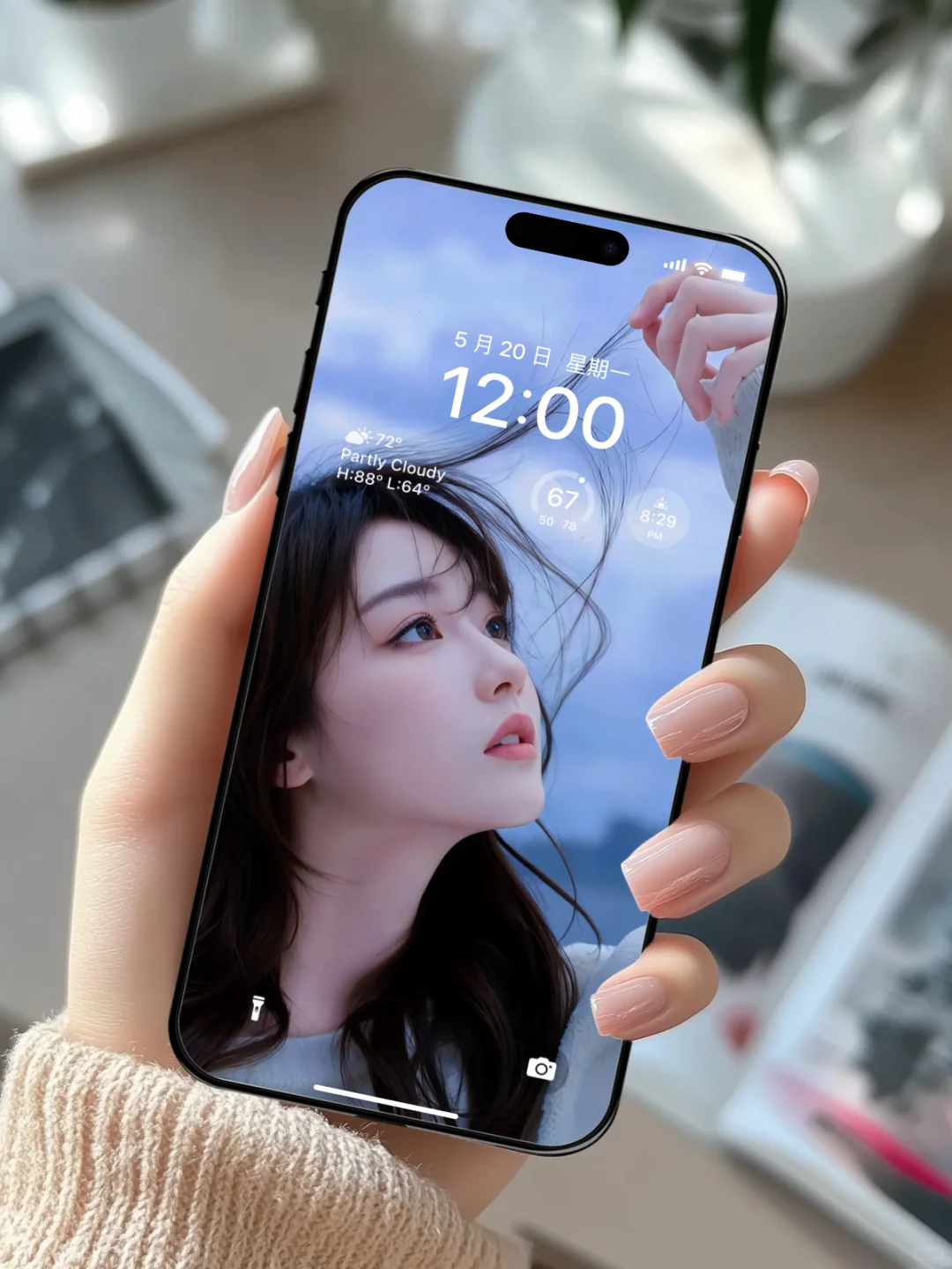 9张高清美女壁纸合集｜换上立马变高级