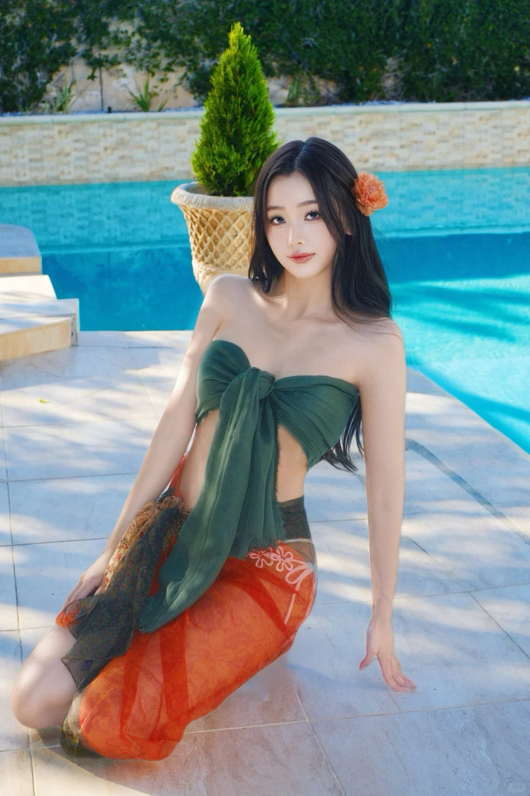 🌴加州泳衣｜🍹度假风泳池穿搭