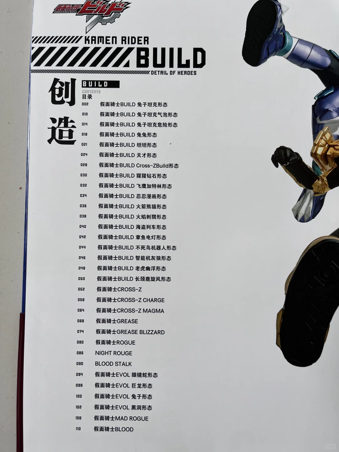 假面骑士BUILD特写写真集创造 精装图书