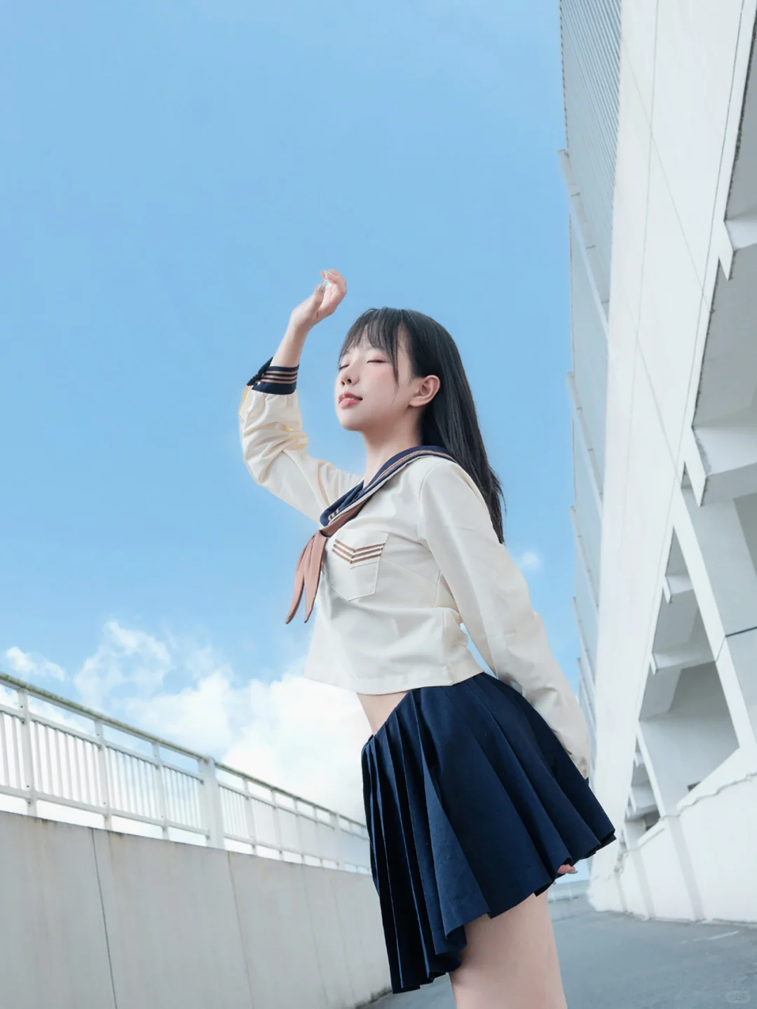 蓝天白云和美丽的我