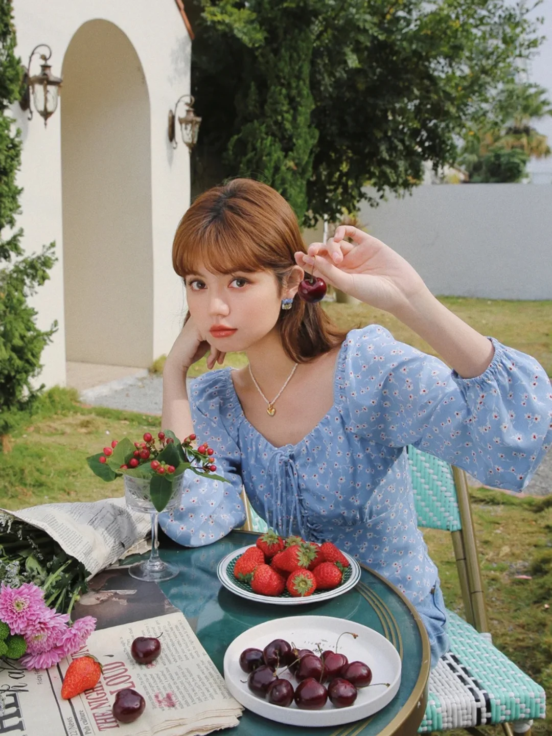 模特作品分享丨夏日花园里的富家千金