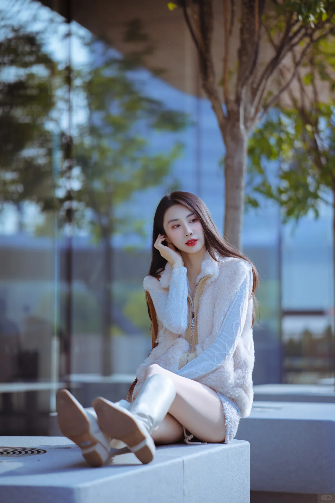 带老婆来三里屯试试新买的镜头