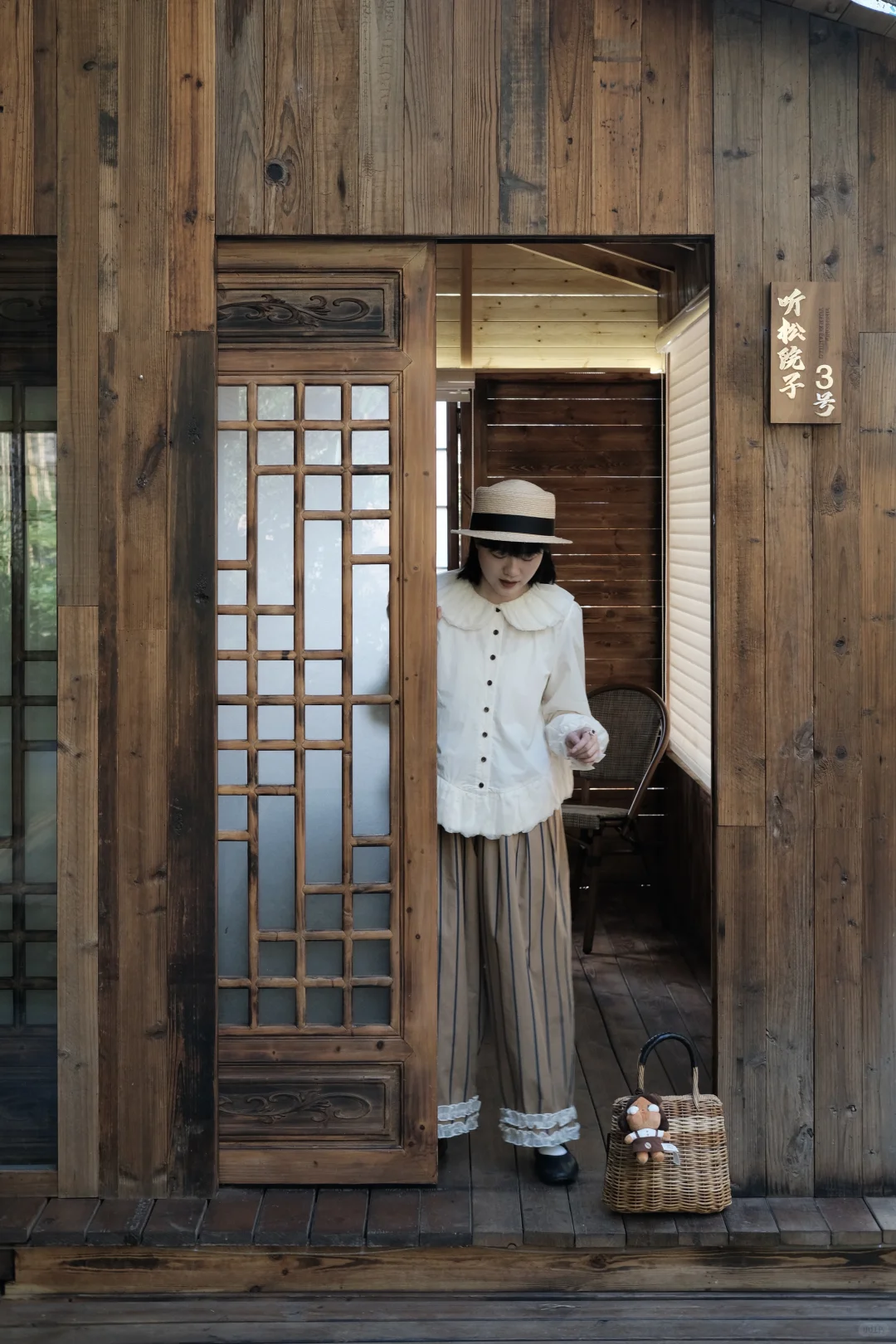 155日系小个子｜🍁秋日棕色系氛围感穿搭～