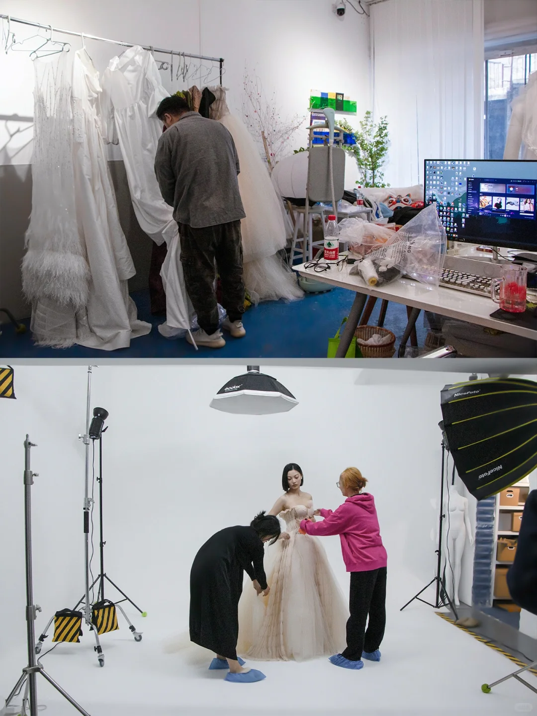 🎥左滑查看拍摄花絮，现场直播精彩幕后