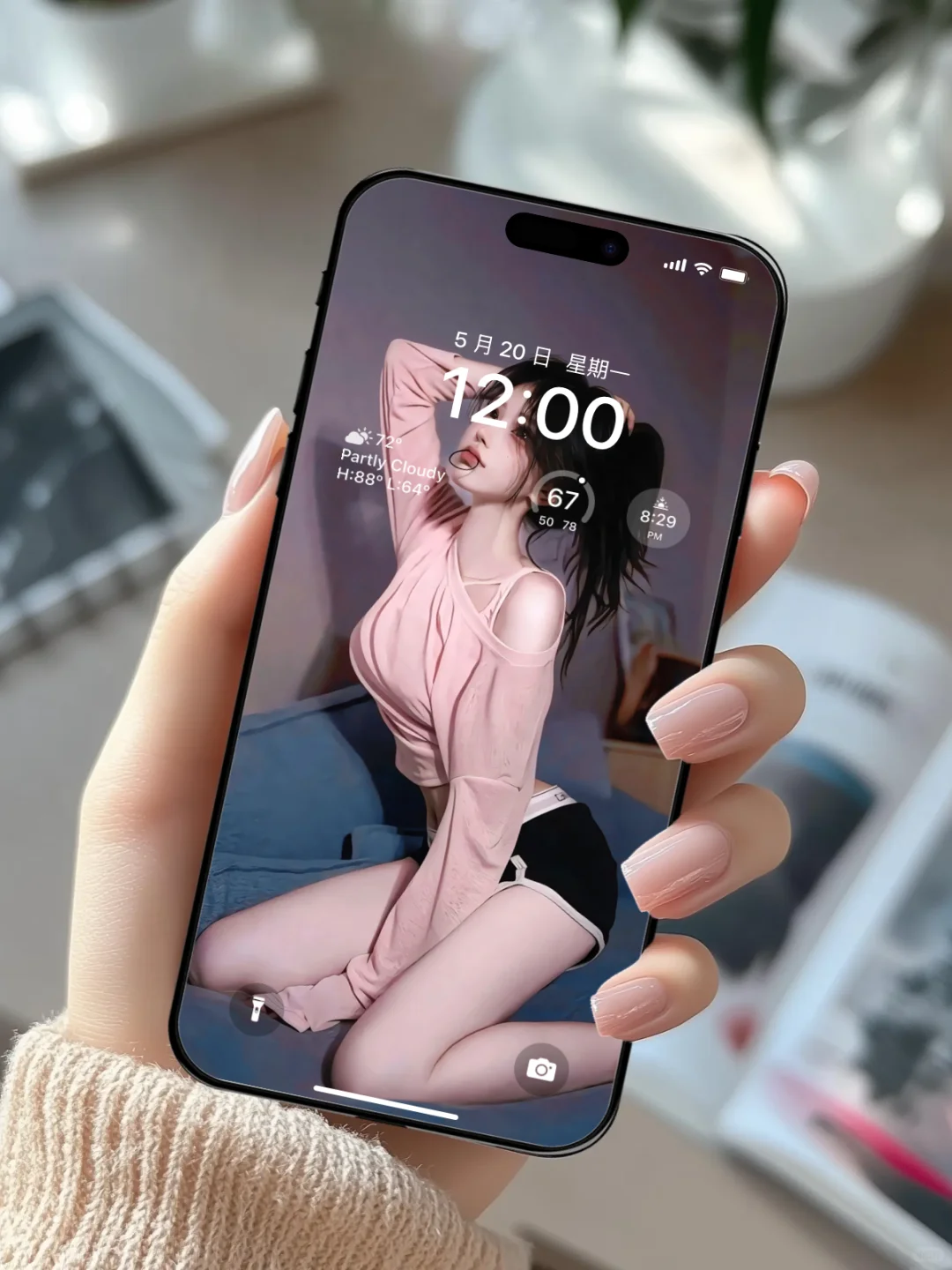 9张高清美女壁纸合集｜换上立马变高级