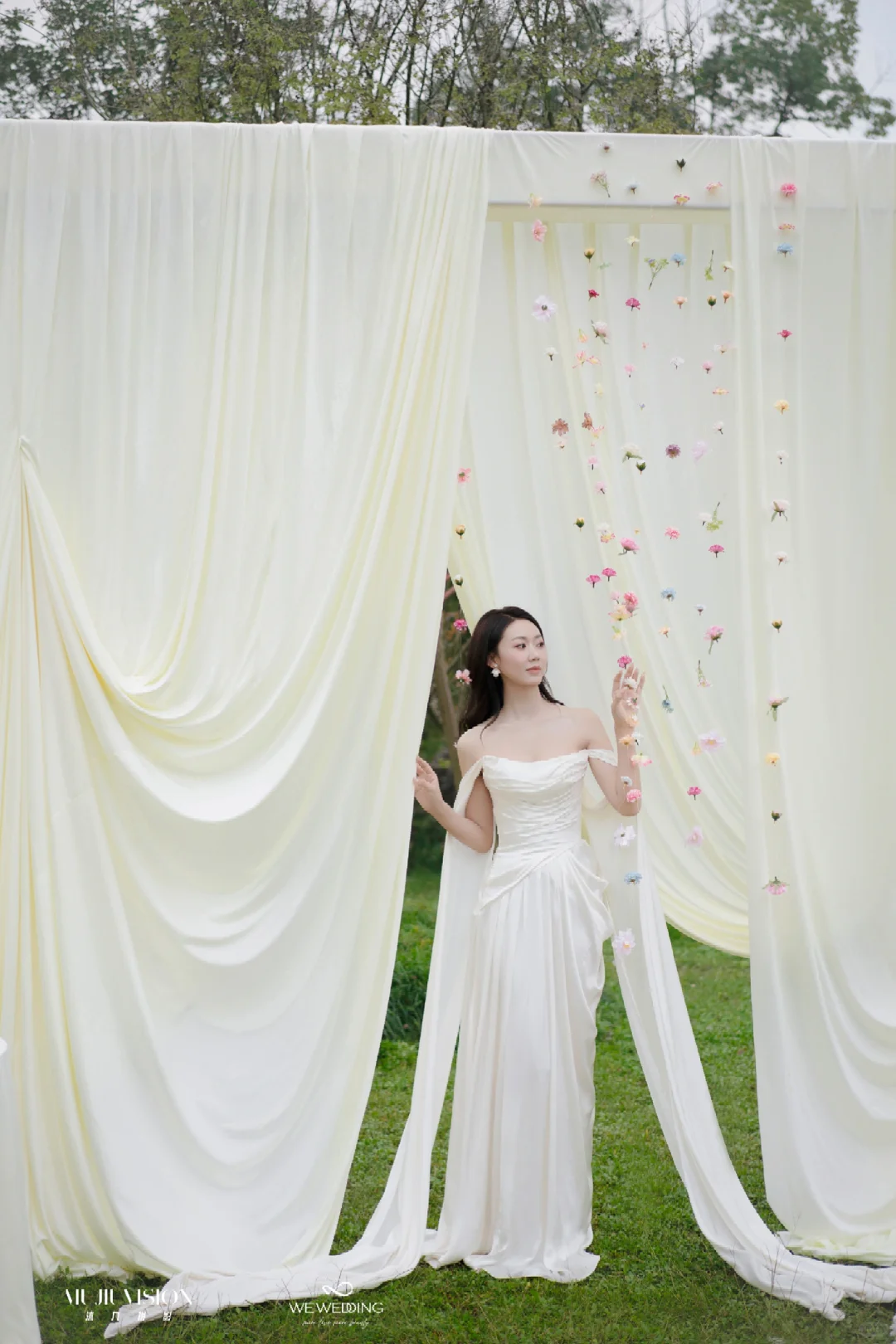 当婚礼布置遇上她，好美啊～～～