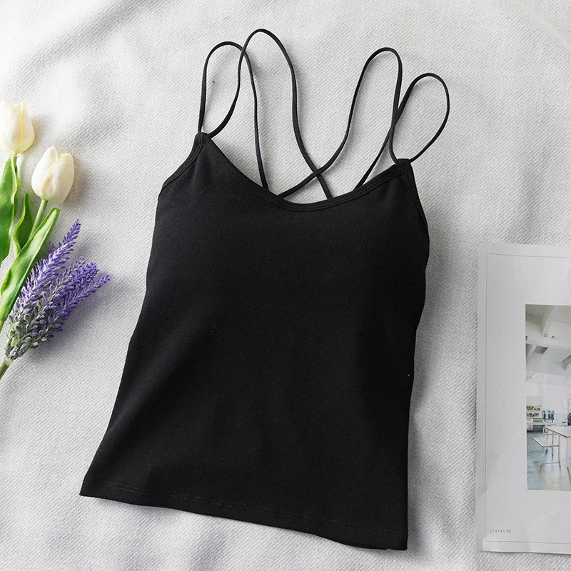 ☀️2023夏季必备！性感交叉美背露背内搭