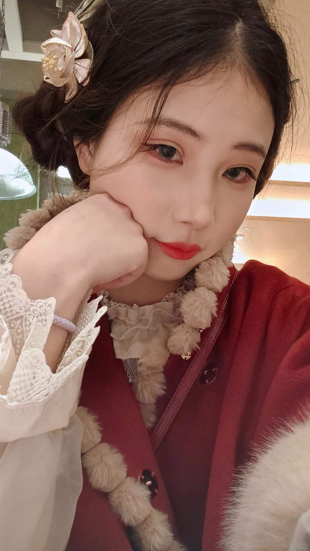 这样可以媚一下姐姐嘛～