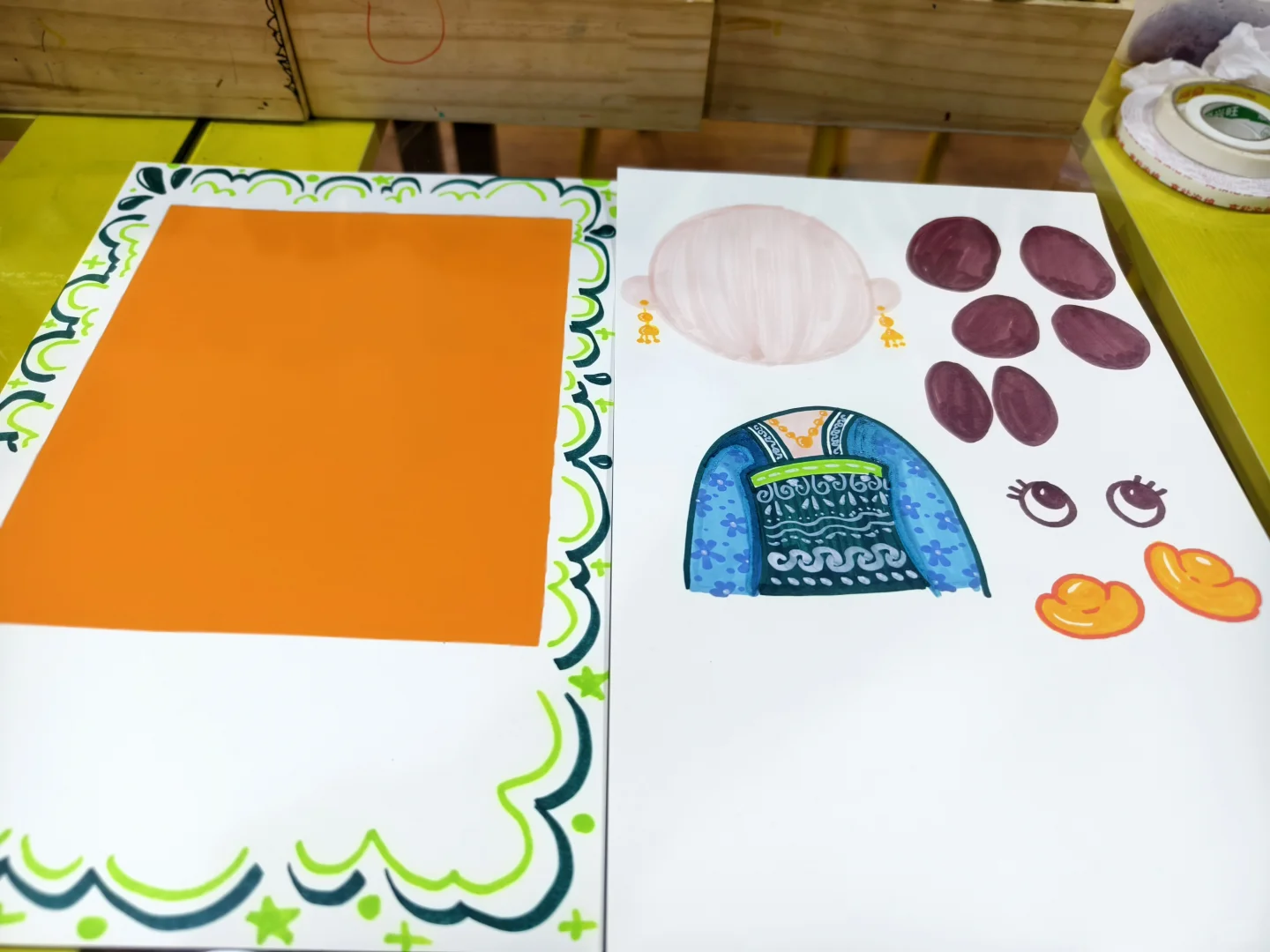 咱们也来画画《唐朝小仕女》吧🎨