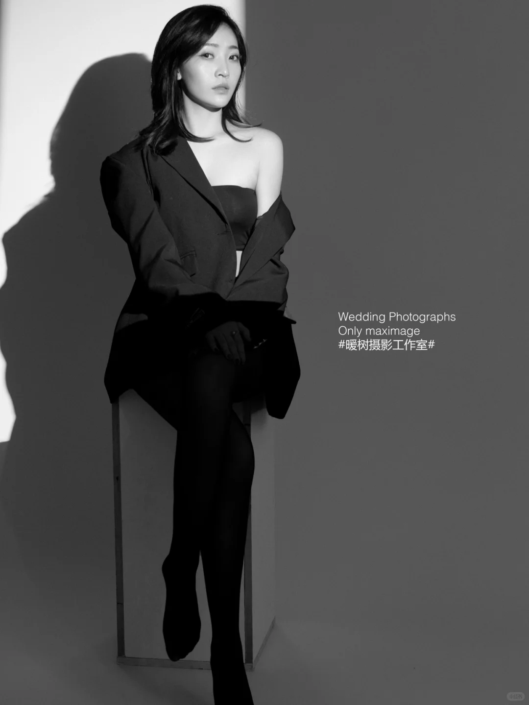 超A性感风西装写真