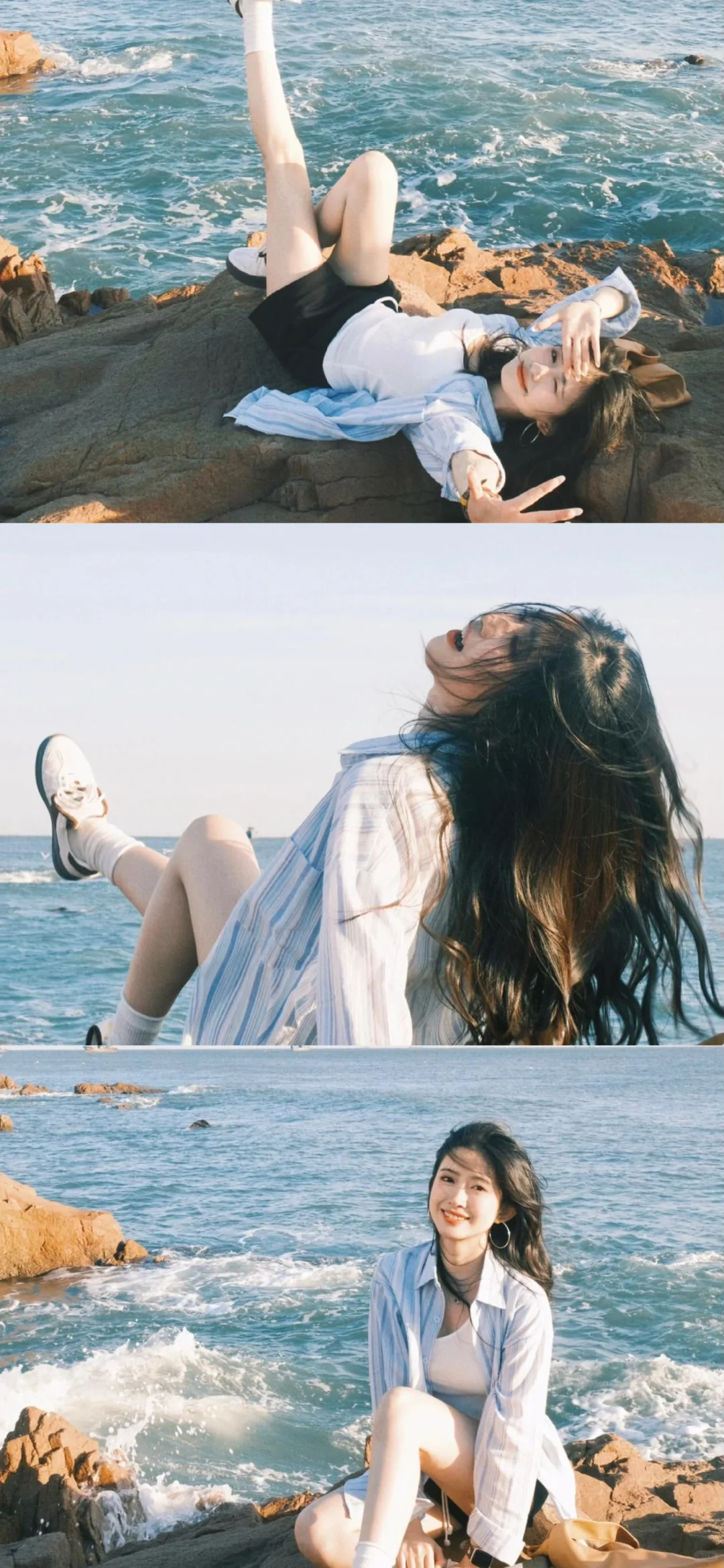 在威海海边拍出了人生照片！！（姿势已疯）📷