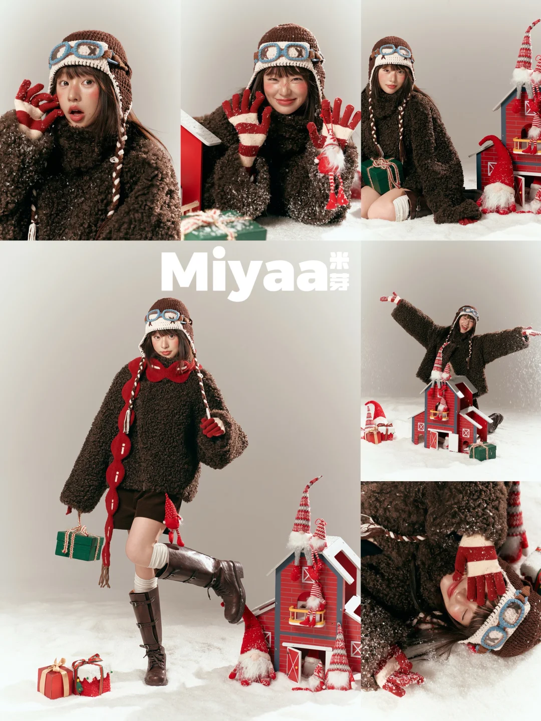 今年秋冬圣诞照怎么拍｜看这16组就够啦～