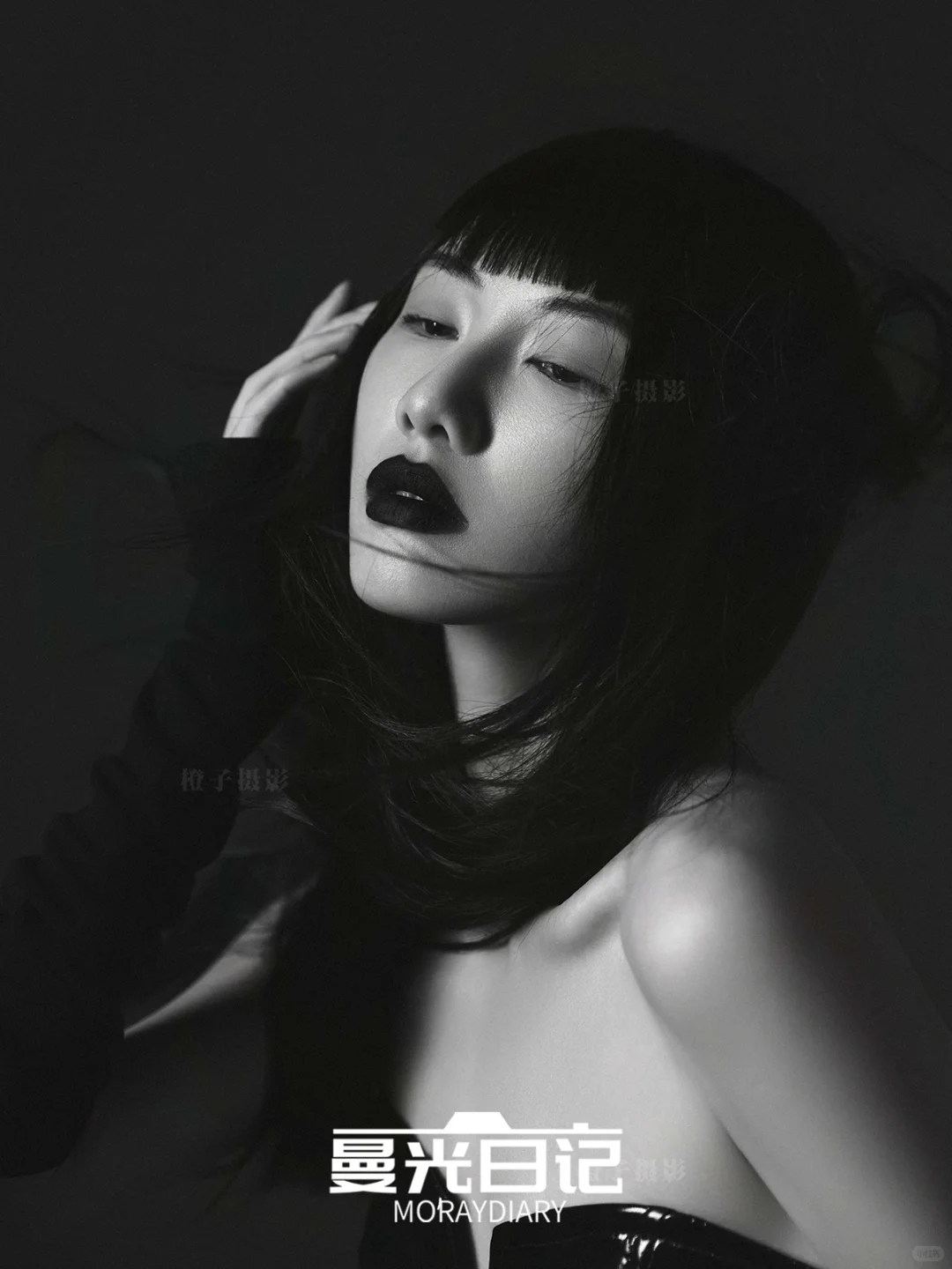 冷冽性感黑白质感肖像|北京写真