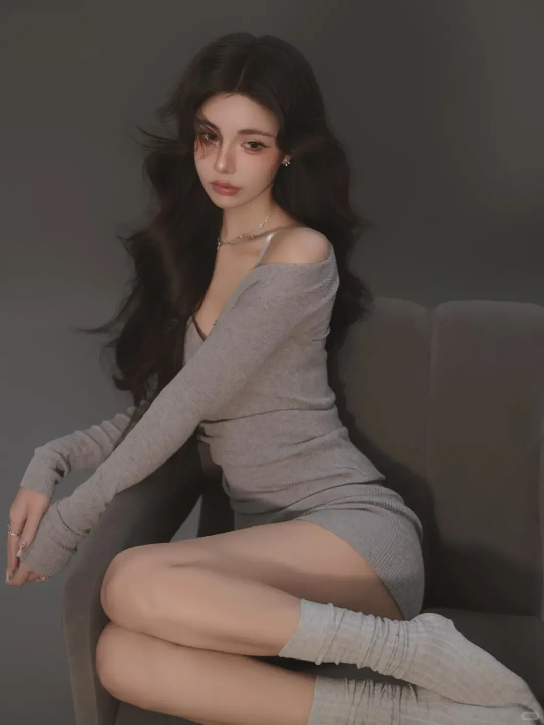 韩系柔情白月光☁️氛围感纯欲御姐写真