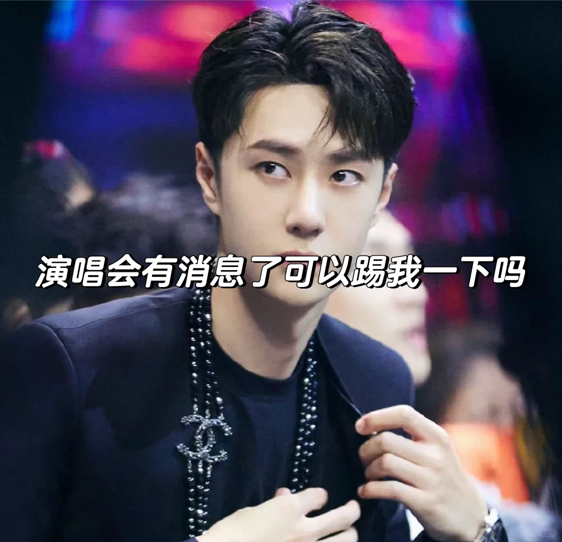 演唱会有消息了可以踢我一下吗