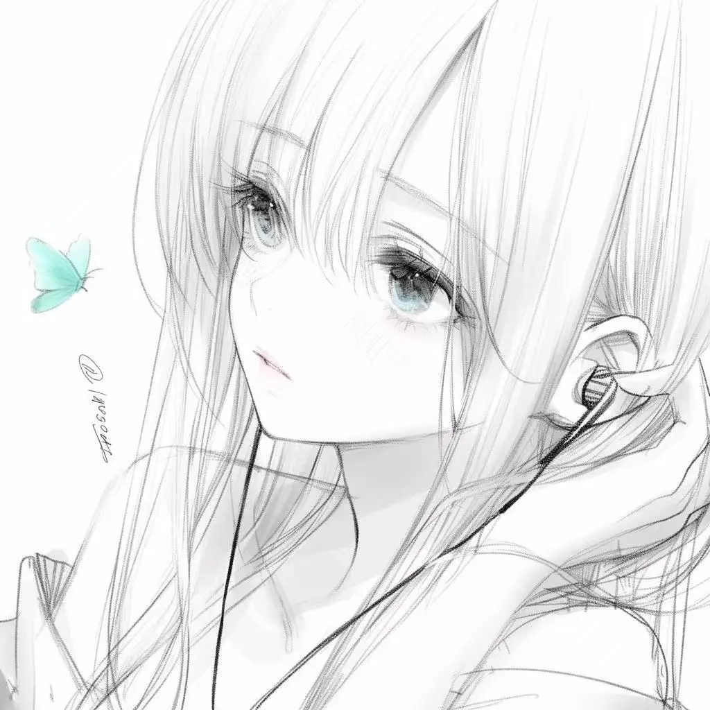 “少女的心事藏在耳机里”