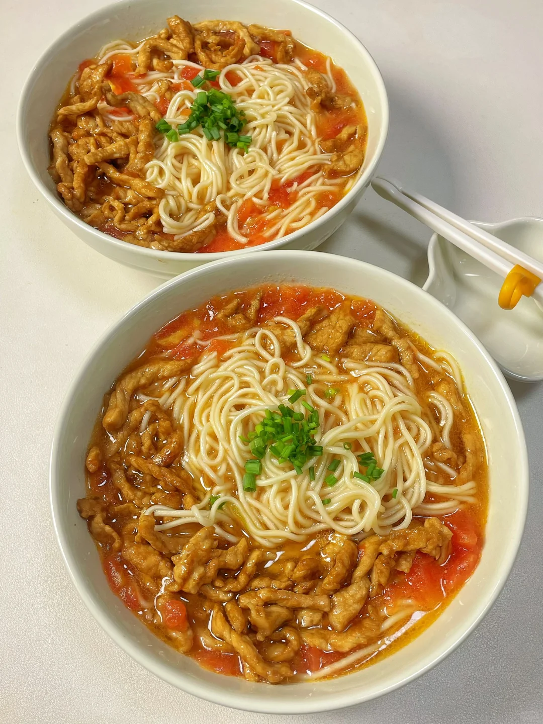 和四岁儿子的晚饭